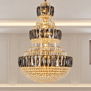 VELIOR Supremo Crystal Chandelier 40xE14, D100 cm, Χρυσό, Ρυθμιζόμενο Ύψος, Μέταλλο και Κρύσταλλο