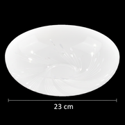 Flux LED φωτιστικό οροφής 23 cm, 22W, 3000K / 4000K / 6000K, Λευκά, μεταλλικά και ακρυλικά φωτιστικά οροφής LED Προεπιλεγμένος τίτλος Alessandro Design