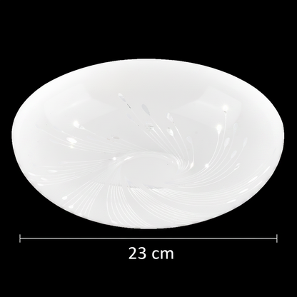 Flux LED φωτιστικό οροφής 23 cm, 22W, 3000K / 4000K / 6000K, Λευκά, μεταλλικά και ακρυλικά φωτιστικά οροφής LED Προεπιλεγμένος τίτλος Alessandro Design