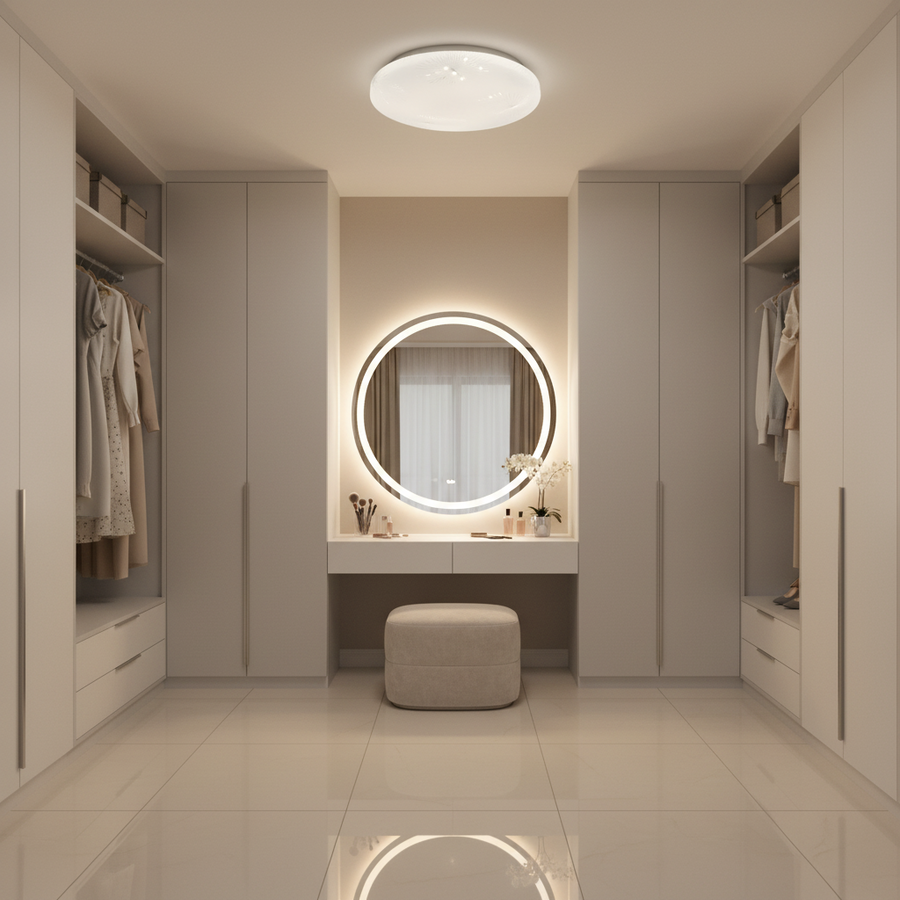 Φωτιστικό οροφής LED Beam 23 cm, 22W, 3000K / 4000K / 6000K, Λευκά, μεταλλικά και ακρυλικά φωτιστικά οροφής LED Προεπιλεγμένος τίτλος Alessandro Design