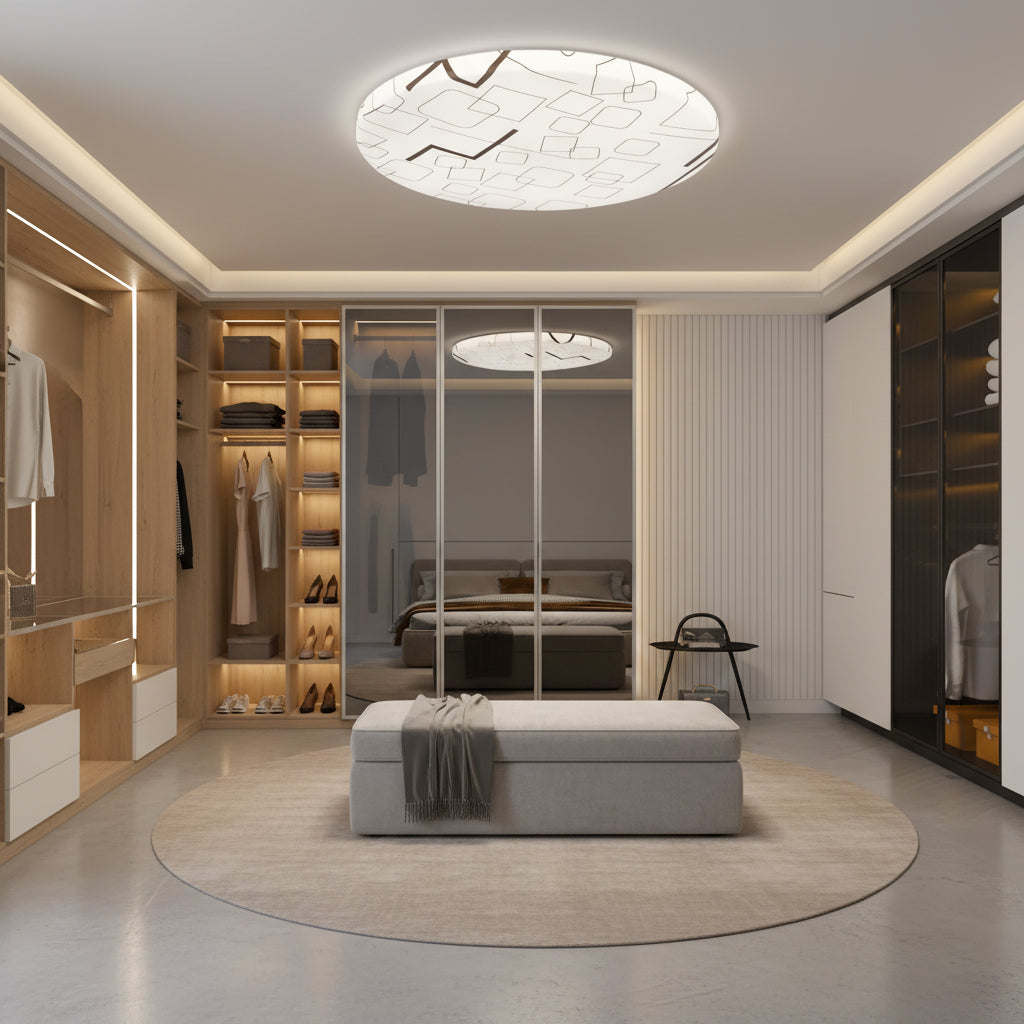 Φωτιστικό οροφής LED 23 cm, 22W, 3000K / 4000K / 6000K, Λευκά, μεταλλικά και ακρυλικά φωτιστικά οροφής LED Προεπιλεγμένος τίτλος Alessandro Design
