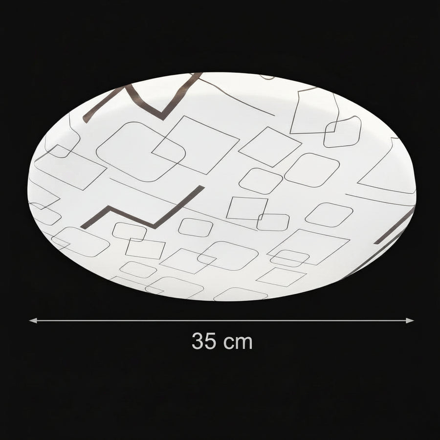Φωτιστικό οροφής LED 35 cm, 31W, 3000K / 4000K / 6000K, Λευκά, μεταλλικά και ακρυλικά φωτιστικά οροφής LED Προεπιλεγμένος τίτλος Alessandro Design
