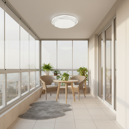 Φωτιστικό οροφής LED 23 cm, 22W, 3000K / 4000K / 6000K, Λευκά, μεταλλικά και ακρυλικά φωτιστικά οροφής LED Προεπιλεγμένος τίτλος Alessandro Design