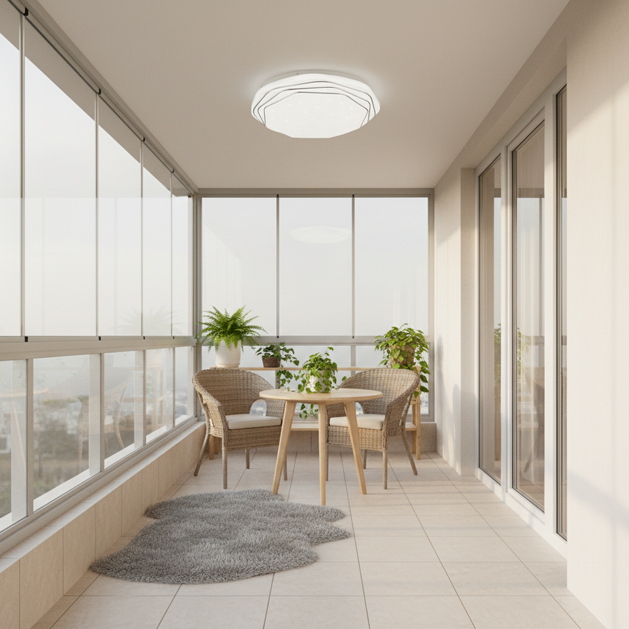 Φωτιστικό οροφής LED 23 cm, 22W, 3000K / 4000K / 6000K, Λευκά, μεταλλικά και ακρυλικά φωτιστικά οροφής LED Προεπιλεγμένος τίτλος Alessandro Design