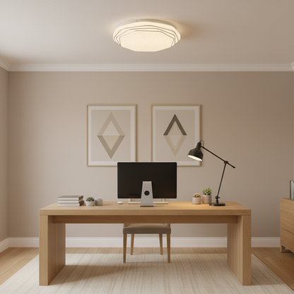 Φωτιστικό οροφής PL152 LED 35 cm, 31W, 3000K / 4000K / 6000K, Λευκά, μεταλλικά και ακρυλικά φωτιστικά οροφής LED Προεπιλεγμένος τίτλος Alessandro Design