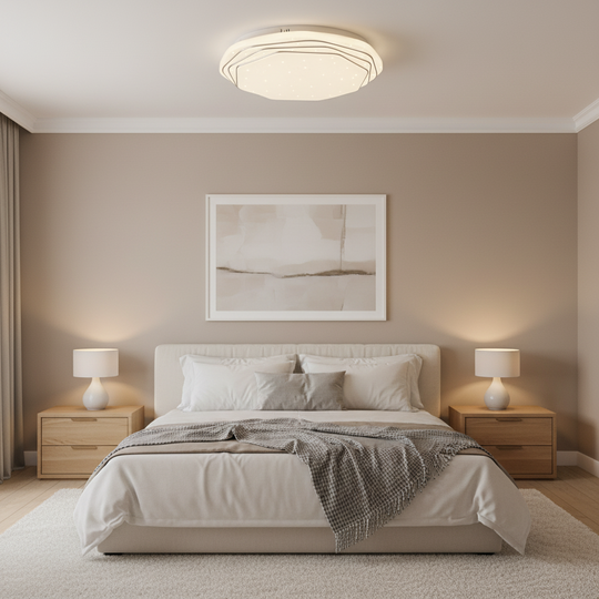 Φωτιστικό οροφής PL152 LED 35 cm, 31W, 3000K / 4000K / 6000K, Λευκά, μεταλλικά και ακρυλικά φωτιστικά οροφής LED Προεπιλεγμένος τίτλος Alessandro Design