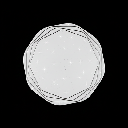 Φωτιστικό οροφής PL152 LED 35 cm, 31W, 3000K / 4000K / 6000K, Λευκά, μεταλλικά και ακρυλικά φωτιστικά οροφής LED Προεπιλεγμένος τίτλος Alessandro Design