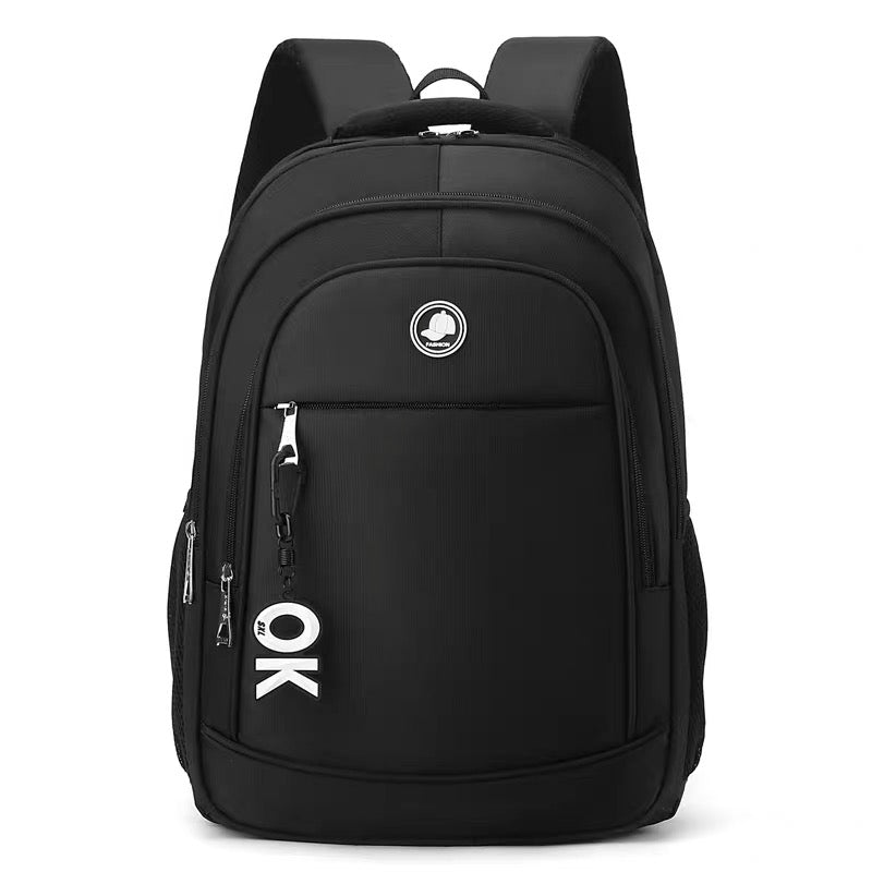KANGIQLINIQ Travel Business Backpack, 47x33x15 cm, Oxford, Ασπρόμαυρο