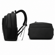 KANGIQLINIQ Travel Business Backpack, 47x33x15 cm, Oxford, Ασπρόμαυρο
