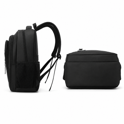 KANGIQLINIQ Travel Business Backpack, 47x33x15 cm, Oxford, Ασπρόμαυρο