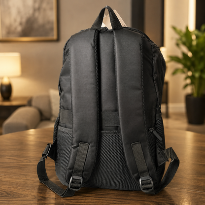 KANGIQLINIQ Travel Business Backpack, 47x33x15 cm, Oxford, Μαύρο και Μπλε
