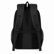 YEVLAKH Travel Business Backpack, 47x32x14 cm, Oxford, μαύρο και κόκκινο