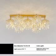 Crystal Candelabra Imperia, 70cm, 7xE14, Gold Crystal Candelabra Προεπιλεγμένος τίτλος Alessandro Design