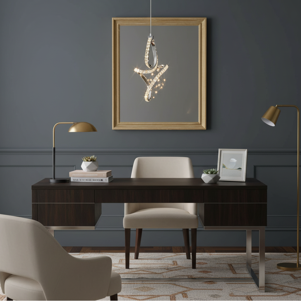 Κρεμαστό Osiris LED, 24W, Crystal, Chrome -19A Προεπιλεγμένος τίτλος Alessandro Design