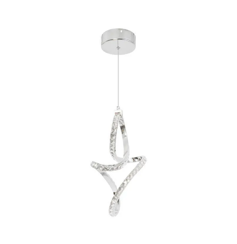 Κρεμαστό Osiris LED, 24W, Crystal, Chrome -19A Προεπιλεγμένος τίτλος Alessandro Design