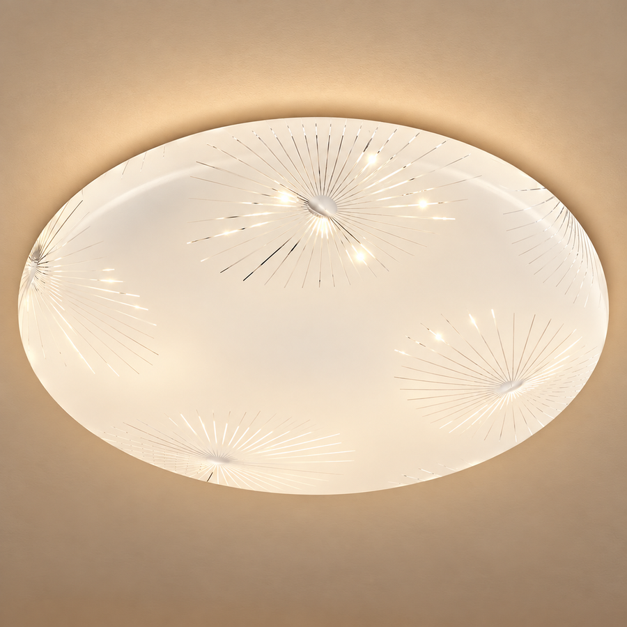Φωτιστικό οροφής LED 35 cm, 31W, 3000K / 4000K / 6000K, Λευκό, Μεταλλικό και Ακρυλικό