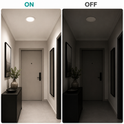 Spot LED AKTOBE, Ø16,8cm, 12W, Στρογγυλό, Ψυχρό φως, Λευκό, Μεταλλικό και Ακρυλικό