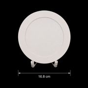 Spot LED AKTOBE, Ø16,8cm, 12W, Στρογγυλό, Ψυχρό φως, Λευκό, Μεταλλικό και Ακρυλικό