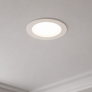 Spot LED AKTOBE, Ø11,9cm, 6W, Στρογγυλό, Ψυχρό φως, Λευκό, Μεταλλικό και Ακρυλικό