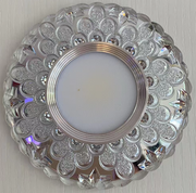 ORBITA LED Spot, 5W, Round, Cold Light + RGB, White, Resin and Glass LED Spot Προεπιλεγμένος τίτλος Alessandro Design