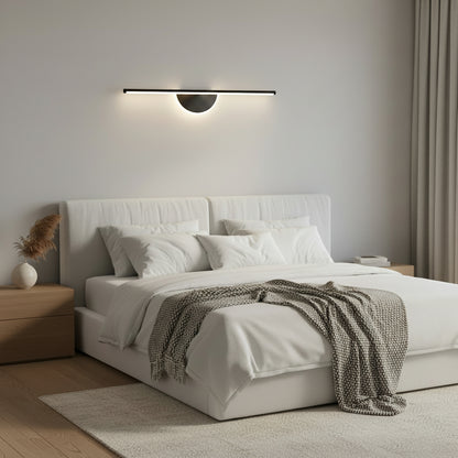 Διακοσμητικό LED φωτιστικό τοίχου BARAM, 21W, 60cm, Ζεστό / Ουδέτερο / Ψυχρό φως, Μαύρο, Μεταλλικό και Ακρυλικό
