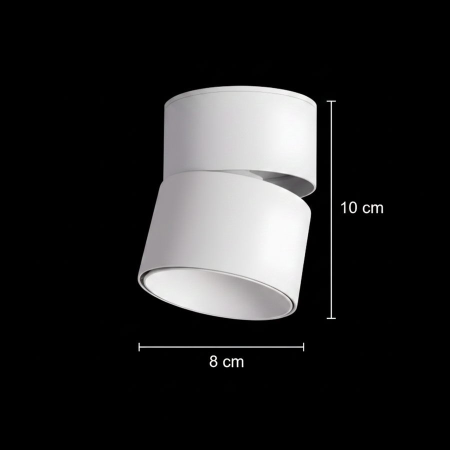 TINNIE LED Spot, Περιστρεφόμενο, 9W, Neutral Light 4000K, Λευκό
