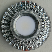 LED Spot ORBITA, 5W, Στρογγυλό, Cold Light + RGB, Λευκό, Ρητίνη και Γυαλί