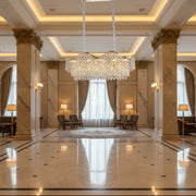 Crystal Chandelier 16xE14 VELOURA Supremo Reale, 120x35 cm, Χρυσό, Ρυθμιζόμενο ύψος, Μεταλλικοί και Κρυστάλλινοι Πολυέλαιοι Κρυστάλλινοι Προεπιλεγμένος τίτλος Alessandro Design