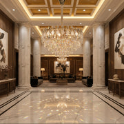 VELVET Crystal Chandelier Eleganza, 12xE14, D60 cm, Χρυσό, Ρυθμιζόμενο Ύψος, Μέταλλο και Κρύσταλλο