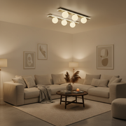 Πολυέλαιος TRION LED, Θερμό/Ουδέτερο/Ψυχρό φως, 3xG9, 24W, Μαύρο, Μεταλλικό και Ακρυλικό
