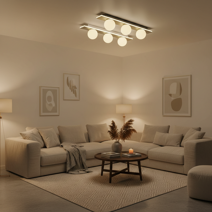 Πολυέλαιος TRION LED, Θερμό/Ουδέτερο/Ψυχρό φως, 3xG9, 24W, Μαύρο, Μεταλλικό και Ακρυλικό