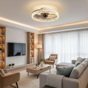 Πολυέλαιος LED VEYA με τηλεχειριστήριο, 38W, D50cm, Κρύο/Ουδέτερο/Ζεστό φως, Λευκό