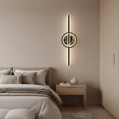 Διακοσμητικό φωτιστικό LED CERBOS, 42W, 60cm, Θερμό / Ουδέτερο / Ψυχρό φως, Μαύρο, Μεταλλικό και Ακρυλικό