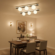 Πολυέλαιος TRION LED, Θερμό/Ουδέτερο/Ψυχρό φως, 3xG9, 24W, Μαύρο, Μεταλλικό και Ακρυλικό