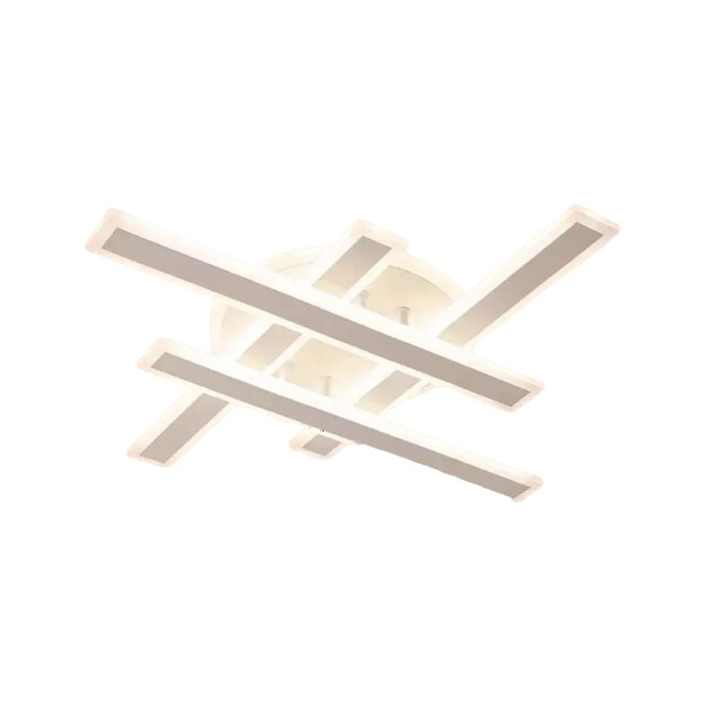 Πολυέλαιος LED με Τηλεχειριστήριο ZYRON Magno, 79W, 46x5,5x7,5, Κρύο/Ζεστό/Ουδέτερο φως, Ρυθμιζόμενο, Λευκό, Μεταλλικό, Πολυέλαιοι LED Plexiglas με Τηλεχειριστήριο Προεπιλεγμένος τίτλος Alessandro Design