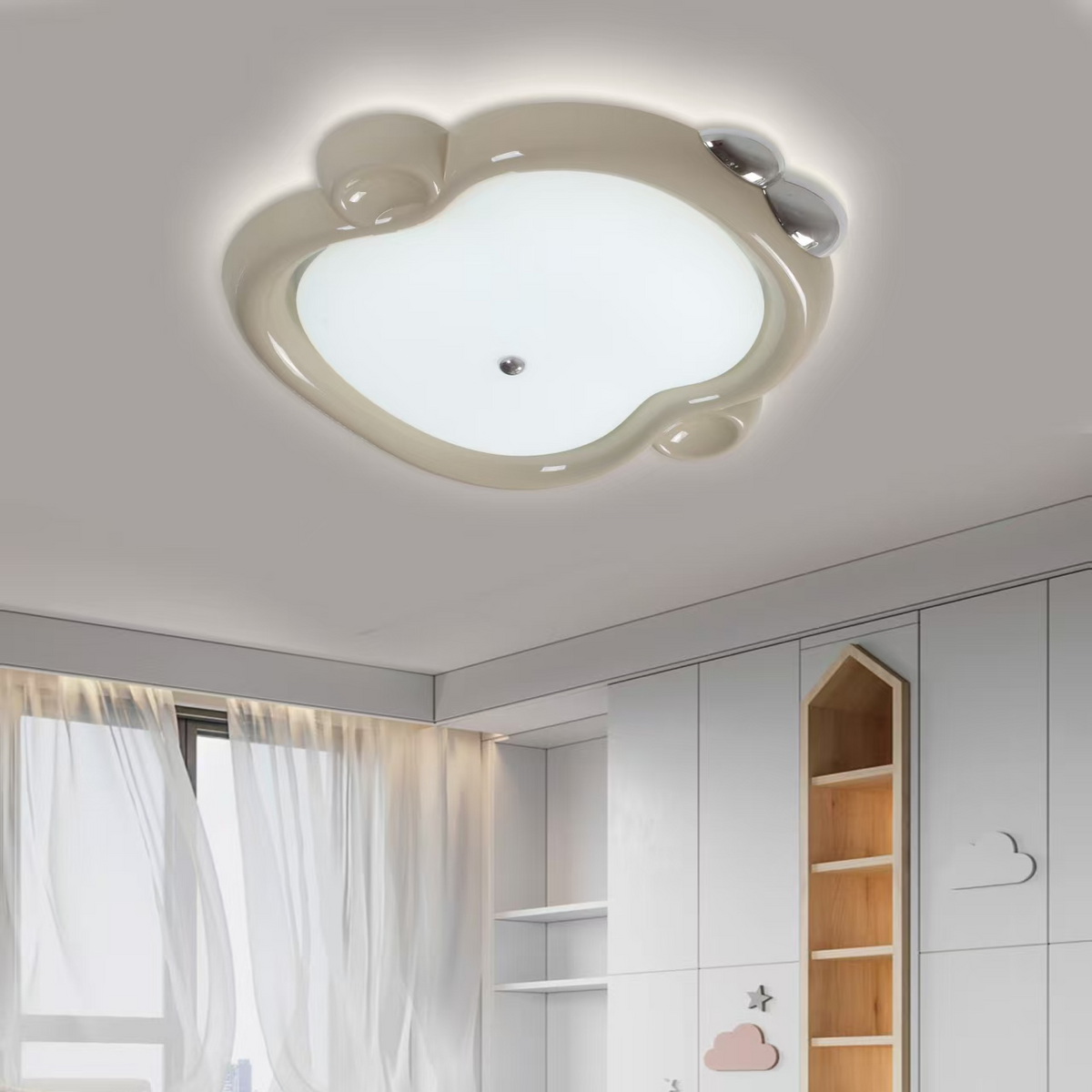 LED Chandelier 8056WH, 57W, White Acrylic, Light 3000K/4000K/6000K LED Chandeliers Προεπιλεγμένος τίτλος Alessandro Design