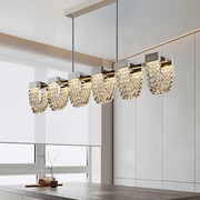 Κρεμαστός πολυέλαιος LED, STRATUS Supremo, κρύσταλλο και μέταλλο, 15W, κρύο/θερμό/ουδέτερο φως 3000K/4000K/6000K, πολυτελής φωτισμός Cristal Candelabra Προεπιλεγμένος τίτλος Alessandro Design