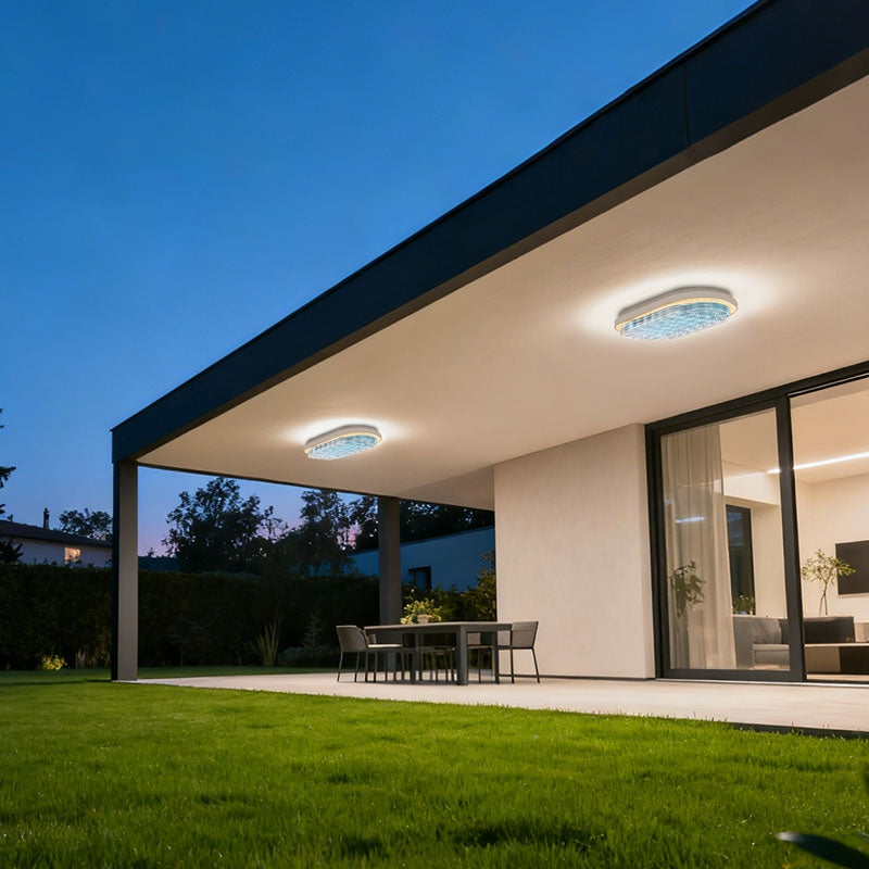 Φωτιστικό τοίχου LED εξωτερικού χώρου AX325/270WH, IP65, Λευκό φωτιστικό τοίχου εξωτερικού χώρου Προεπιλεγμένος τίτλος Alessandro Design