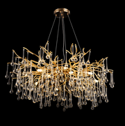 Crystal Chandelier NEBULA Magno, 9x G9, Gold, 60cm Crystal Chandeliers Προεπιλεγμένος τίτλος Alessandro Design