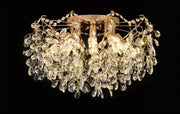 Crystal Chandelier GLOWRIA Eleganza, 6x E14, Diameter 50cm, Gold Crystal Chandeliers Προεπιλεγμένος τίτλος Alessandro Design