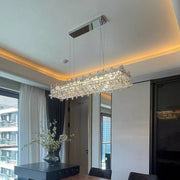 NEXORA Regalis Crystal Chandelier, 10xE14, 78X28cm, Ρυθμιζόμενο ύψος, Κομψή σχεδίαση Crystal Chandeliers Προεπιλεγμένος τίτλος Alessandro Design