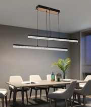 Κρεμαστός πολυέλαιος LED με τηλεχειριστήριο, STRATA, 2 στοιχείων, 37W, Light 3000/4000/6000K, Μαύρος, ρυθμιζόμενου ύψους Πολυέλαιοι LED με τηλεχειριστήριο Προεπιλεγμένος τίτλος Alessandro Design
