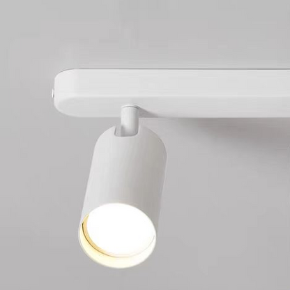 Joom Chandelier with Linear Projector 2XGU10 White LED Chandelier Προεπιλεγμένος τίτλος Alessandro Design
