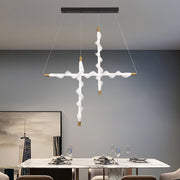 Κρεμαστός ακρυλικός πολυέλαιος LED UNDA Bishop, 22W, Light 3000/4000/6000K, Λευκό, ρυθμιζόμενο ύψος Μοντέρνοι πολυέλαιοι Προεπιλεγμένος τίτλος Alessandro Design