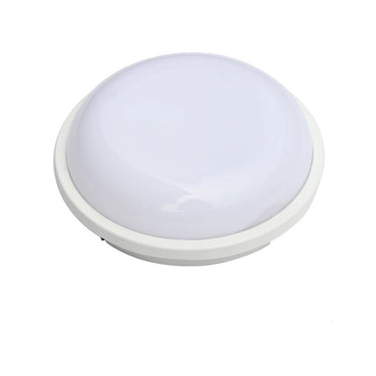 Φωτιστικό τοίχου LED εξωτερικού χώρου AX310/162WH, Warm Light 3000K, Διάμετρος 16,2cm, IP65, Λευκό εξωτερικό φωτιστικό τοίχου Προεπιλεγμένος τίτλος Alessandro Design