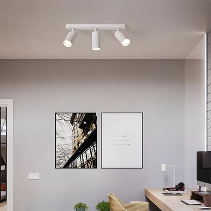 Joom Chandelier with Linear Projector 3XGU10 White LED Chandeliers Προεπιλεγμένος τίτλος Alessandro Design