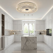 Πολυέλαιος LED RADIAN Eleganza, 38,9 W, Διάμετρος 48,5 cm, Ζεστό/Ουδέτερο/Ψυχρό φως, Λευκός πολυέλαιος LED Προεπιλεγμένος τίτλος Alessandro Design