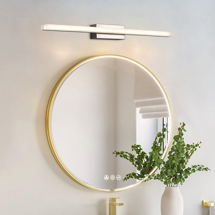 Φωτιστικό τοίχου LED, COMO, 7W, γραμμικό, Ζεστό/Ουδέτερο/Κρύο φως, Χρώμιο Φώτα τοίχου εσωτερικού χώρου Προεπιλεγμένος τίτλος Alessandro Design
