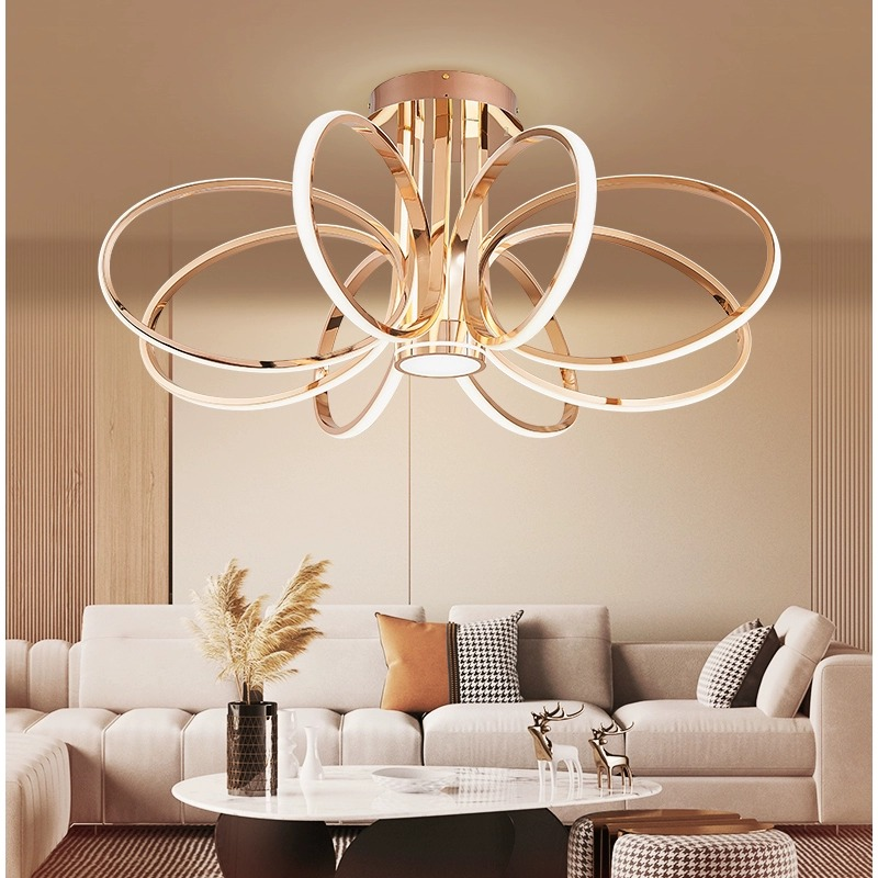 Πολυέλαιος LED με Τηλεχειριστήριο ORBIS Magno, 25W, Θερμό/Ψυχρό/Ουδέτερο φως 3000K/4000K/6000K, Ρυθμιζόμενο, Χρυσό, Μέταλλο και Πολυέλαιοι LED σιλικόνης με Τηλεχειριστήριο Προεπιλεγμένος τίτλος Alessandro Design