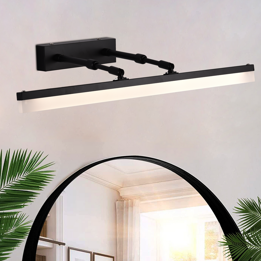 Φωτιστικό τοίχου LED, MALAWI, 6W, γραμμικό, Θερμό/Ουδέτερο/Κρύο φως, Μαύρα εσωτερικά φώτα τοίχου Προεπιλεγμένος τίτλος Alessandro Design